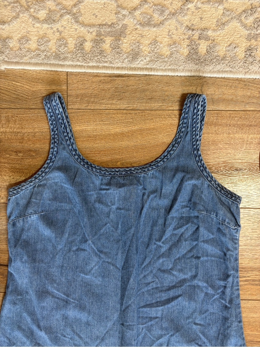 vintage Faded Glory Cottagecore grandmacore boho retro denim dress - Picture 4 of 10